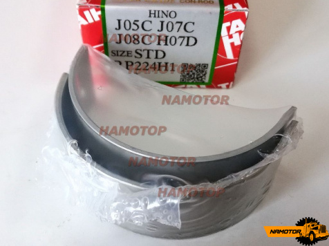 Вкладыш шатунный HINO J05C, J07C, J08C RP224H1 CR-2117GP 13201-1820, 13201-1810, 13201-1800, 13201-1790, 13201-1780, 13201-1770 (STD) (1 шейка)  TAIHO